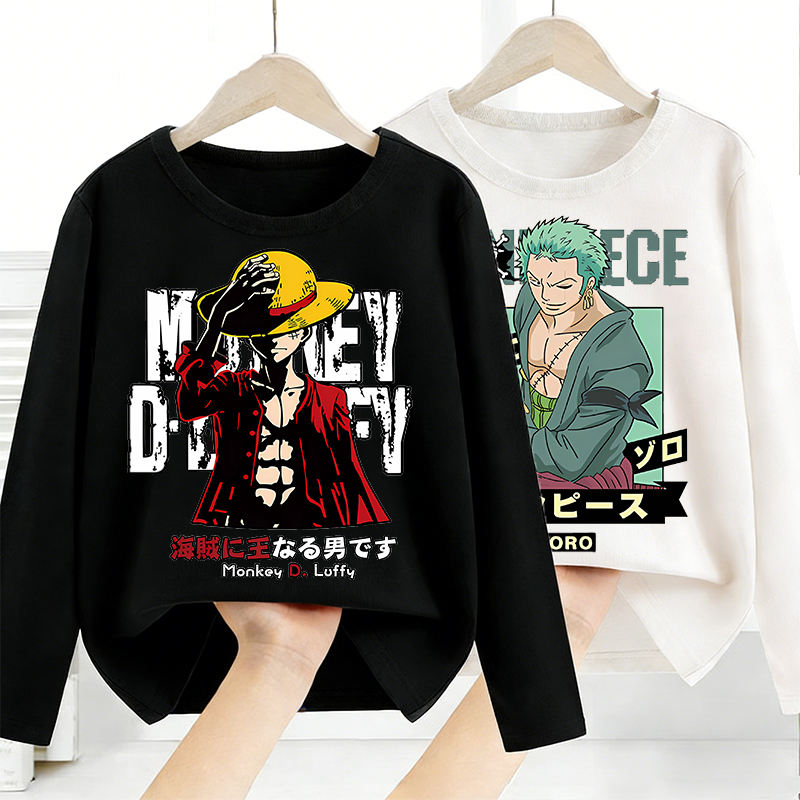 Anime Cosplay One Piece - Eendelige lange mouwen Anime bedrukte tops