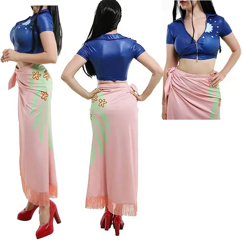 Anime Cosplay Nico Robin - Nico Robin Cosplay Kostuum Jurk Outfits