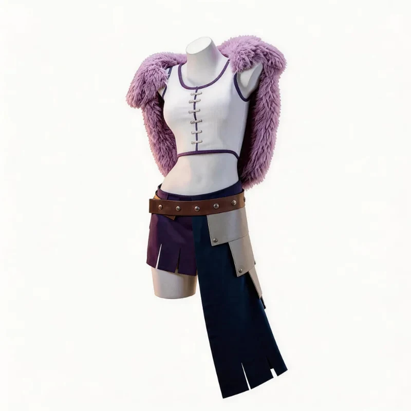 Anime Cosplay Nico Robin - Nico Robin Cosplay Kostuum Paarse Set