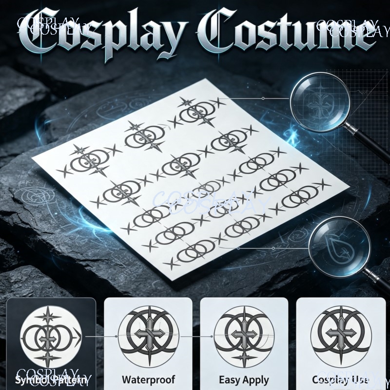 Anime Cosplay Photo - Arknights Endfield Water Transfer Tijdelijke Lichaamsmarkering