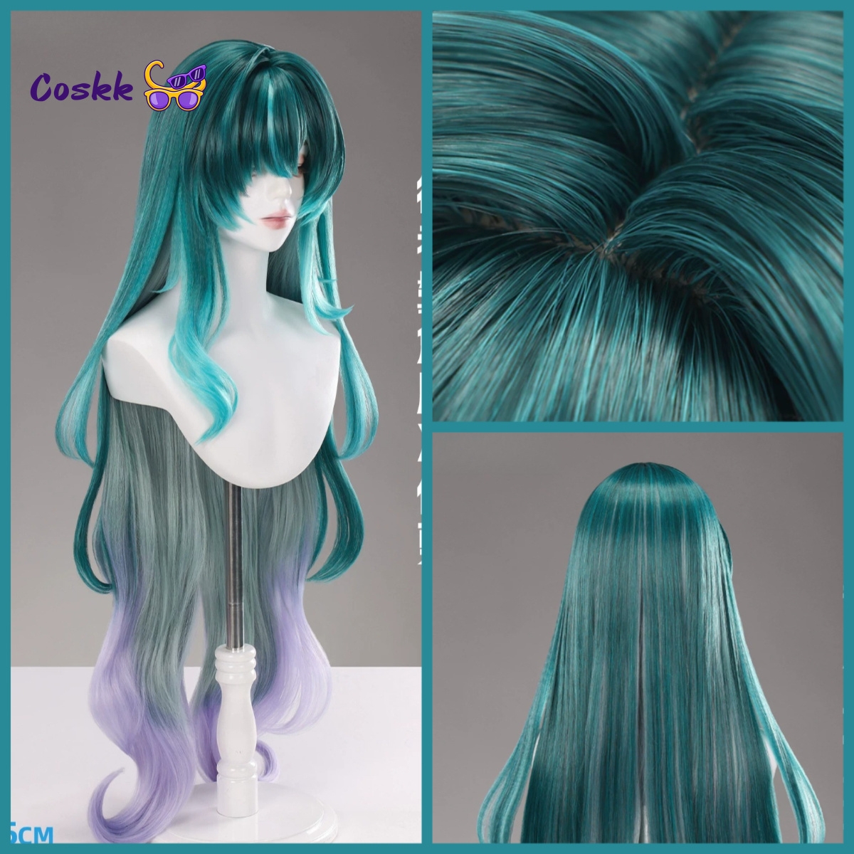 Anime Cosplay Long Hair - Vodyanitsa Cosplay Pruik Genshin Impact Vodyanitsa