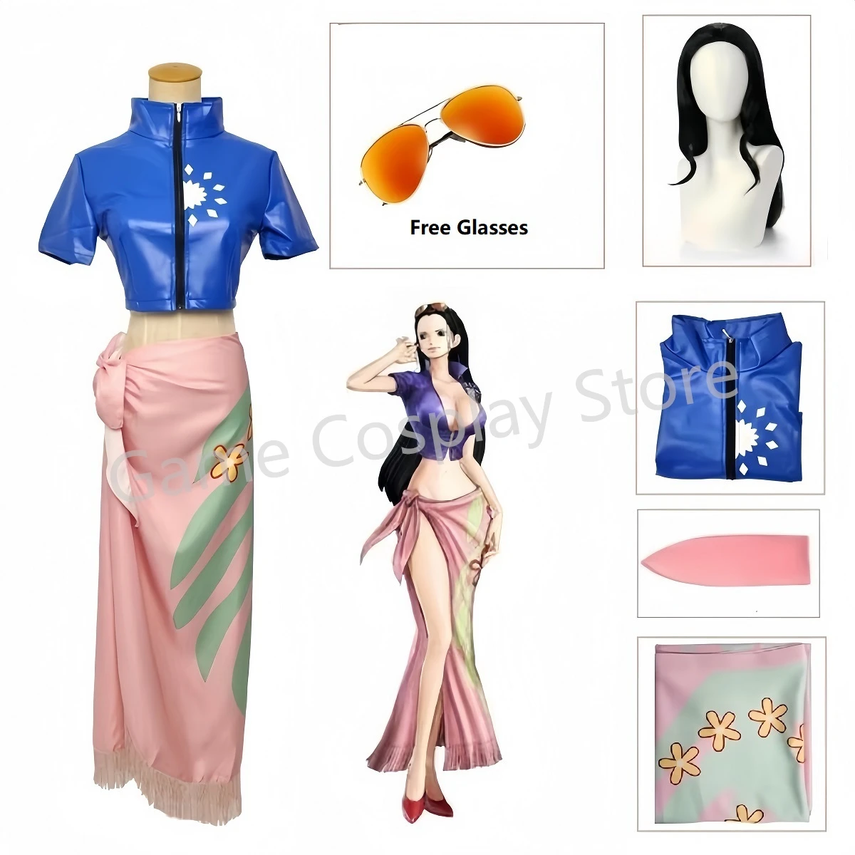 Anime Cosplay Nico Robin - Nico Robin Cosplay Kostuum Jurk Outfits