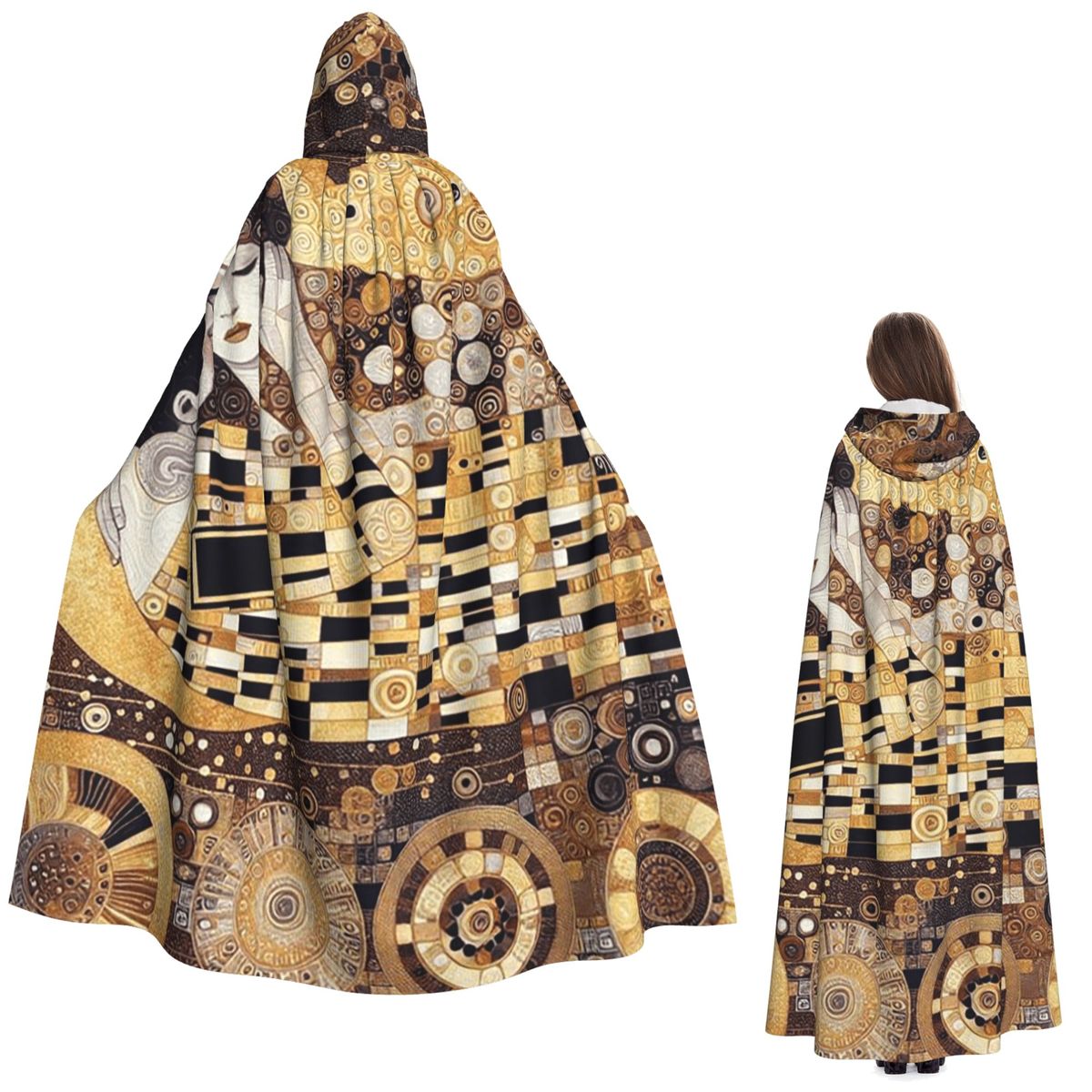 Anime Cosplay Kiss - Gustav Klimt De Kus Abstracte Freyas