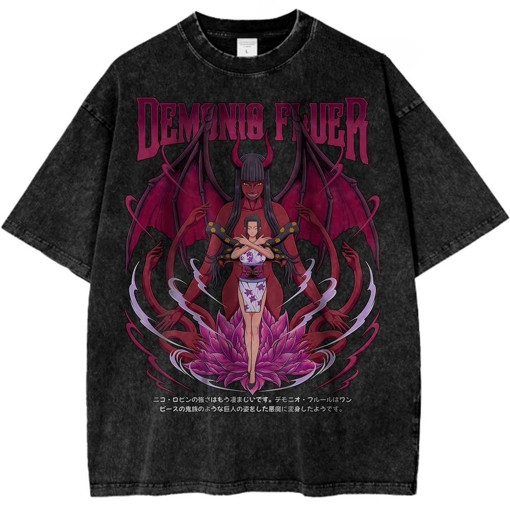 Anime Cosplay Nico Robin - Nico Robin Een Stuk Anime T-shirt