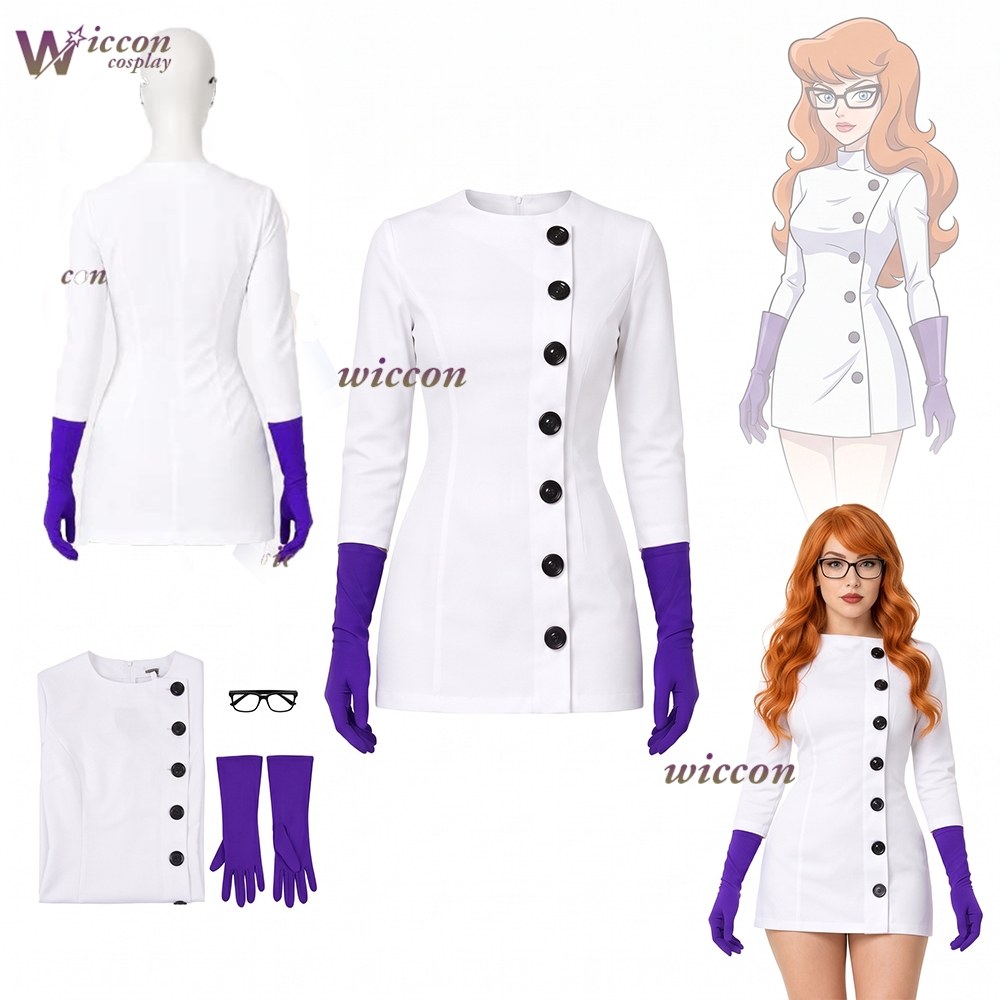 Anime Cosplay Nurse - Uniform Genderbend Dexter Carnavalsfeest Dames Lange