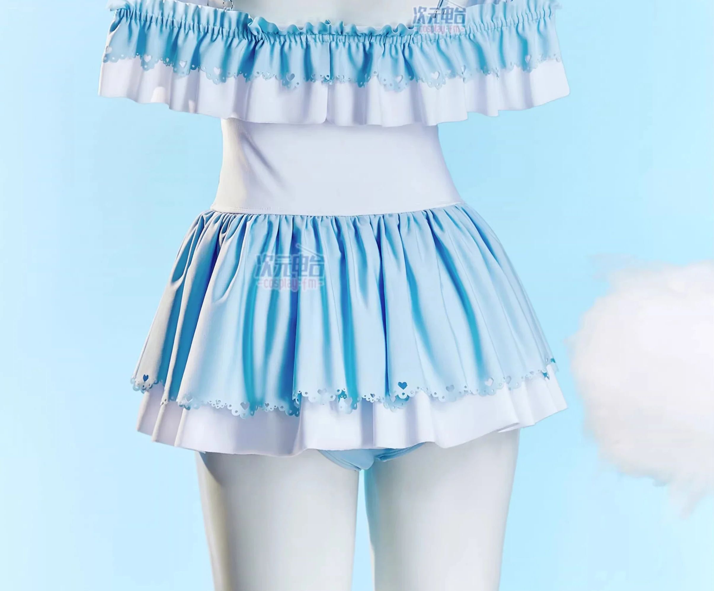 Anime Cosplay One Piece - Cinnamoroll cosplay kostuum schattig meisje bescheiden