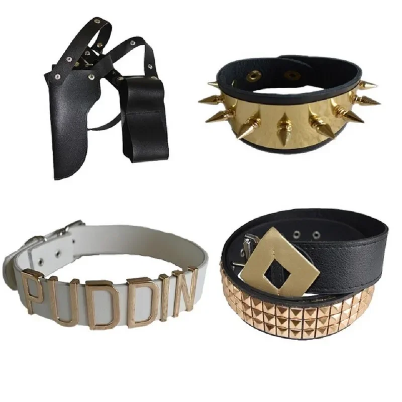 Anime Harley Quinn Cosplay - Zelfmoord Cosplay Squinn Monster Armband Riem