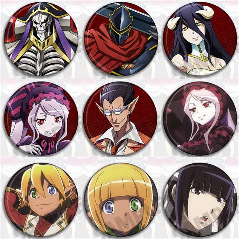 Anime Cosplay Albedo - Japan Anime Opperheer Pins Ainz Ooal
