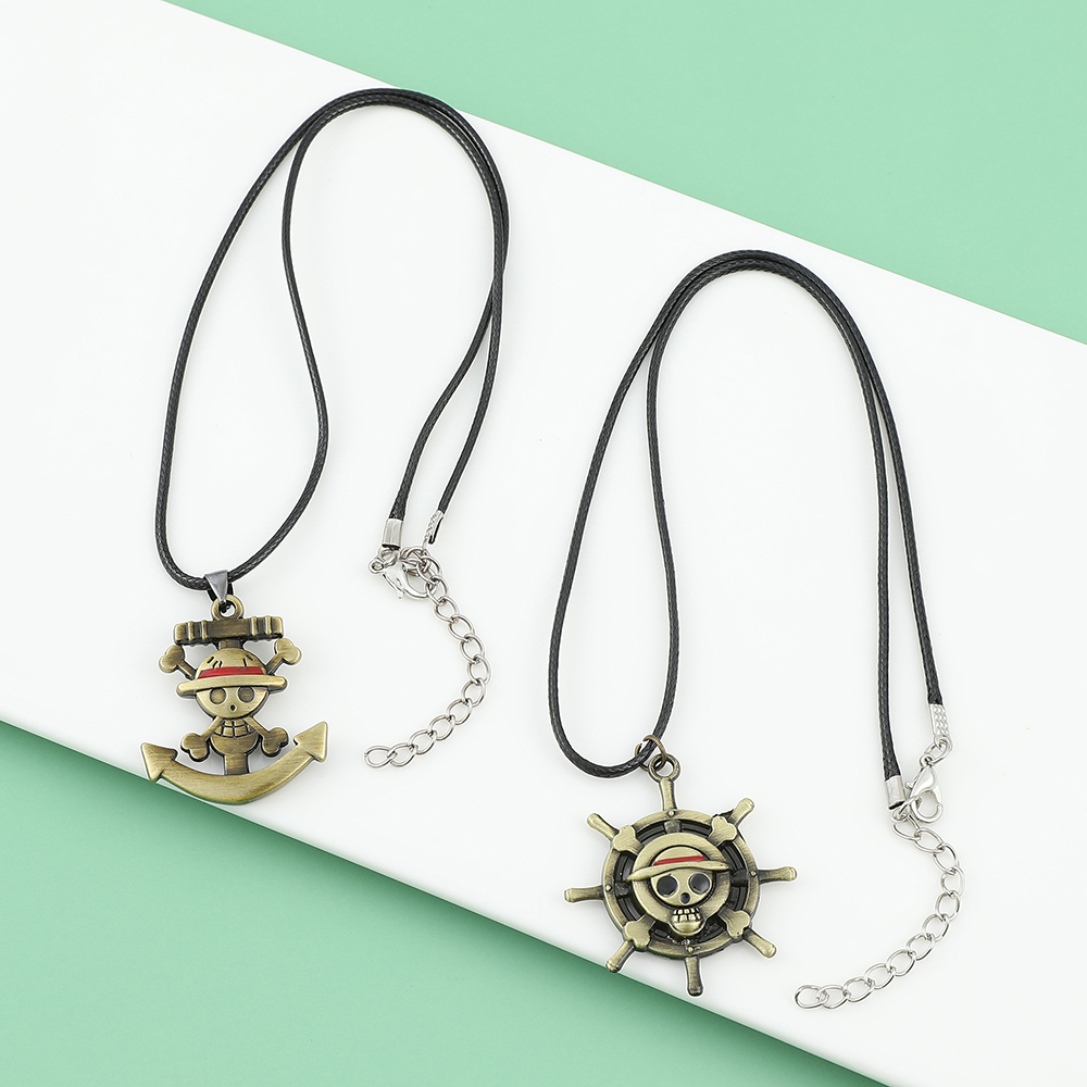 Anime Cosplay One Piece - One Piece Skull Logo Ketting -