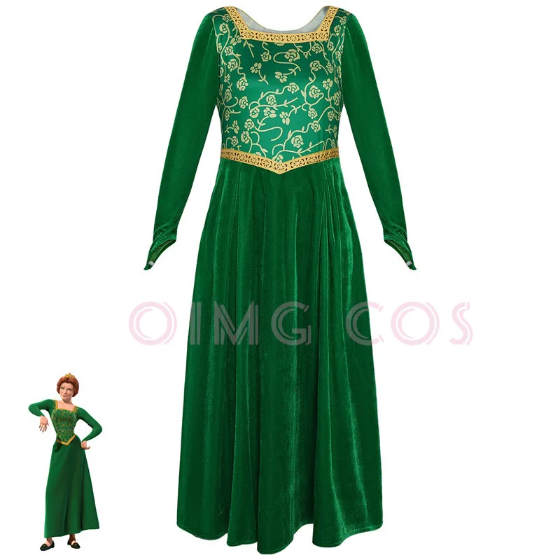 Anime Cosplay Women - Prinses Fiona Cosplay Kostuum Volwassen Carnaval