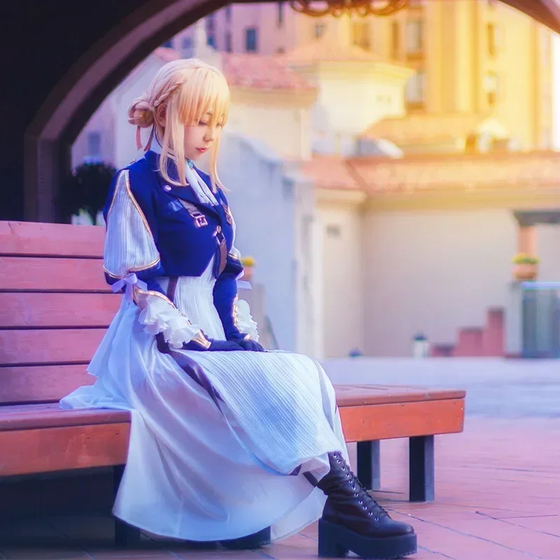 Violet Evergarden Cosplay Kost - Violet Evergarden Dress recensie en prijs
