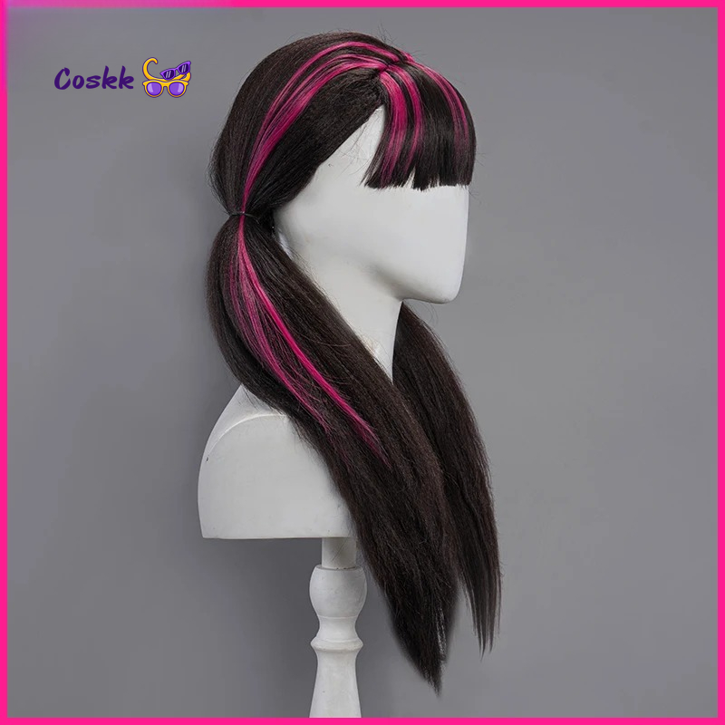 Draculaura Cosplay Pruik Lang  - Anime Cosplay Long Hair recensie en prijs