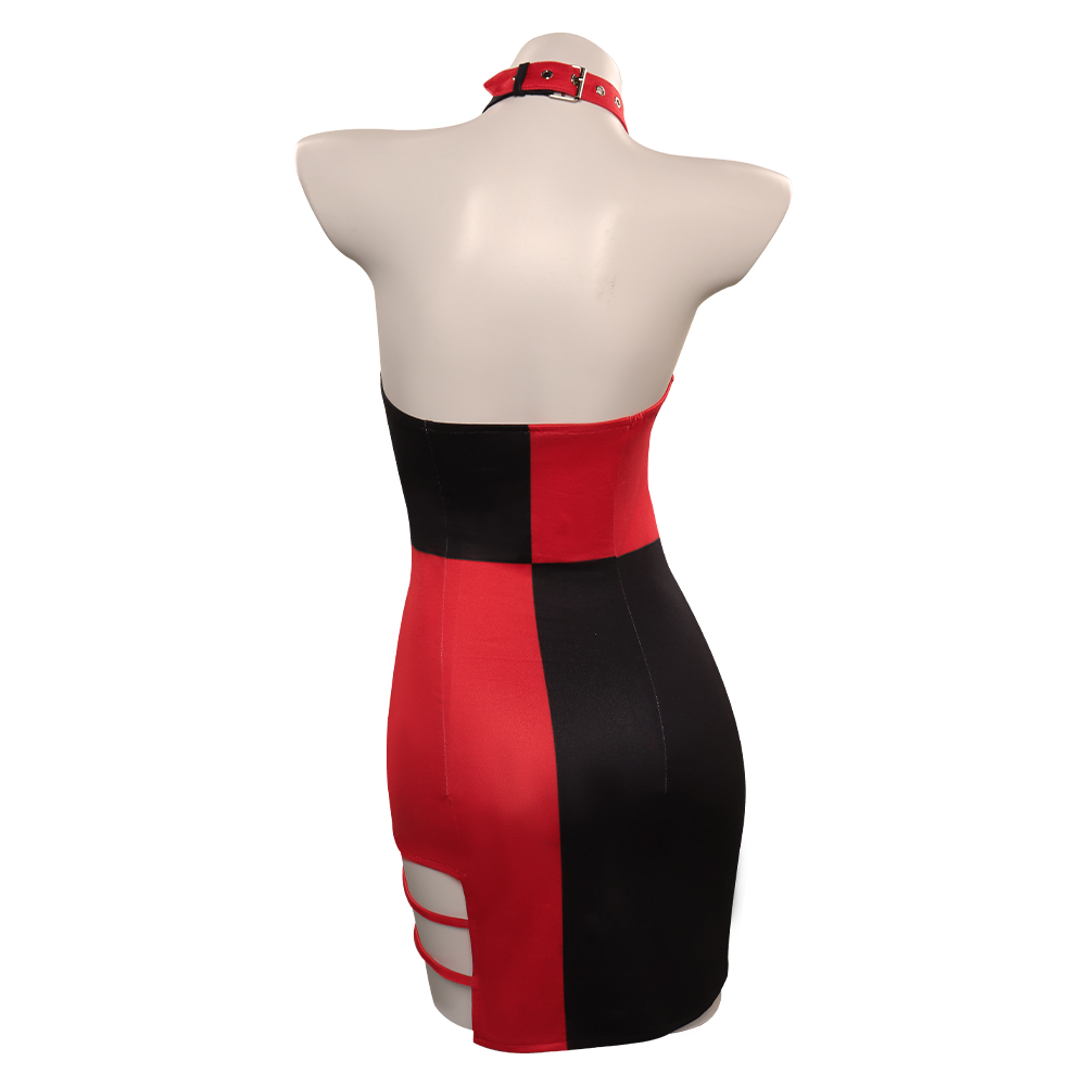 Quinzel Cosplay Kostuum Volwas - Anime Harley Quinn Cosplay recensie en prijs