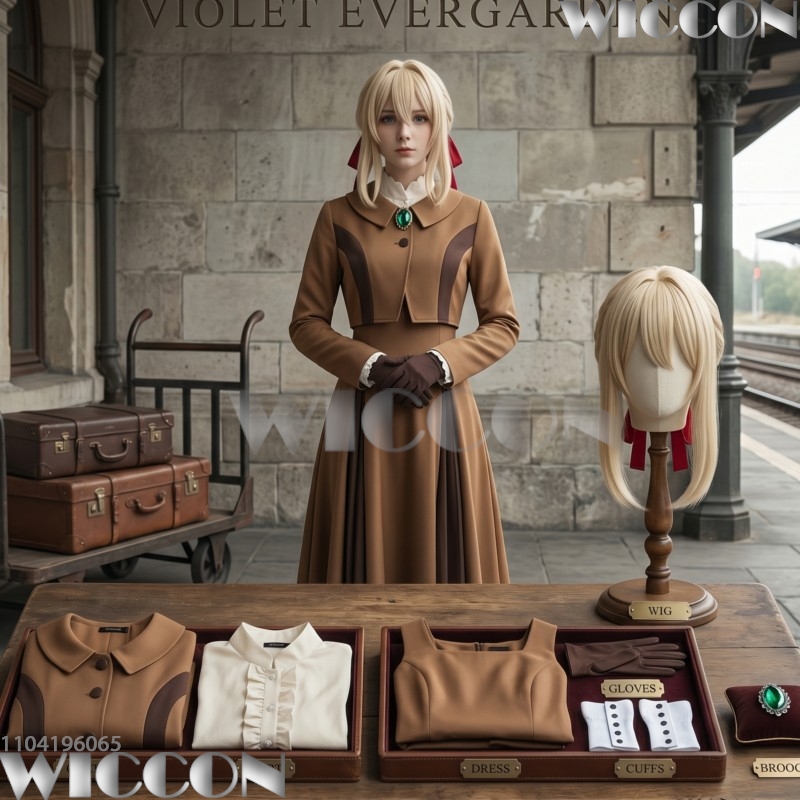 Violet Evergarden Cosplay Kost - Violet Evergarden Dress recensie en prijs