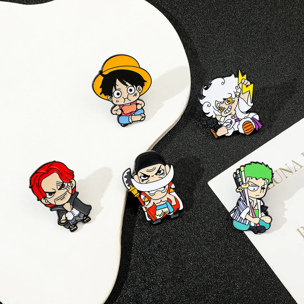 5 Stuks Persoonlijkheidsbroche - Anime Cosplay One Piece recensie en prijs